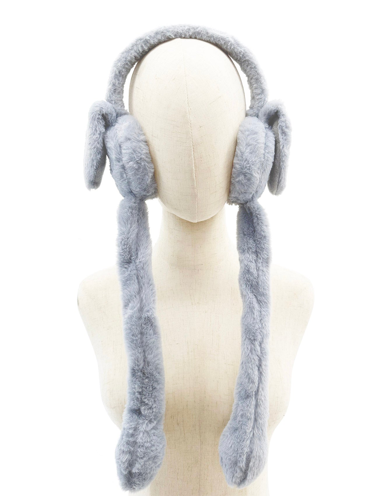 EM2478-103 Fluffy Dangling Earmuffs with Flappy Ears – A & B