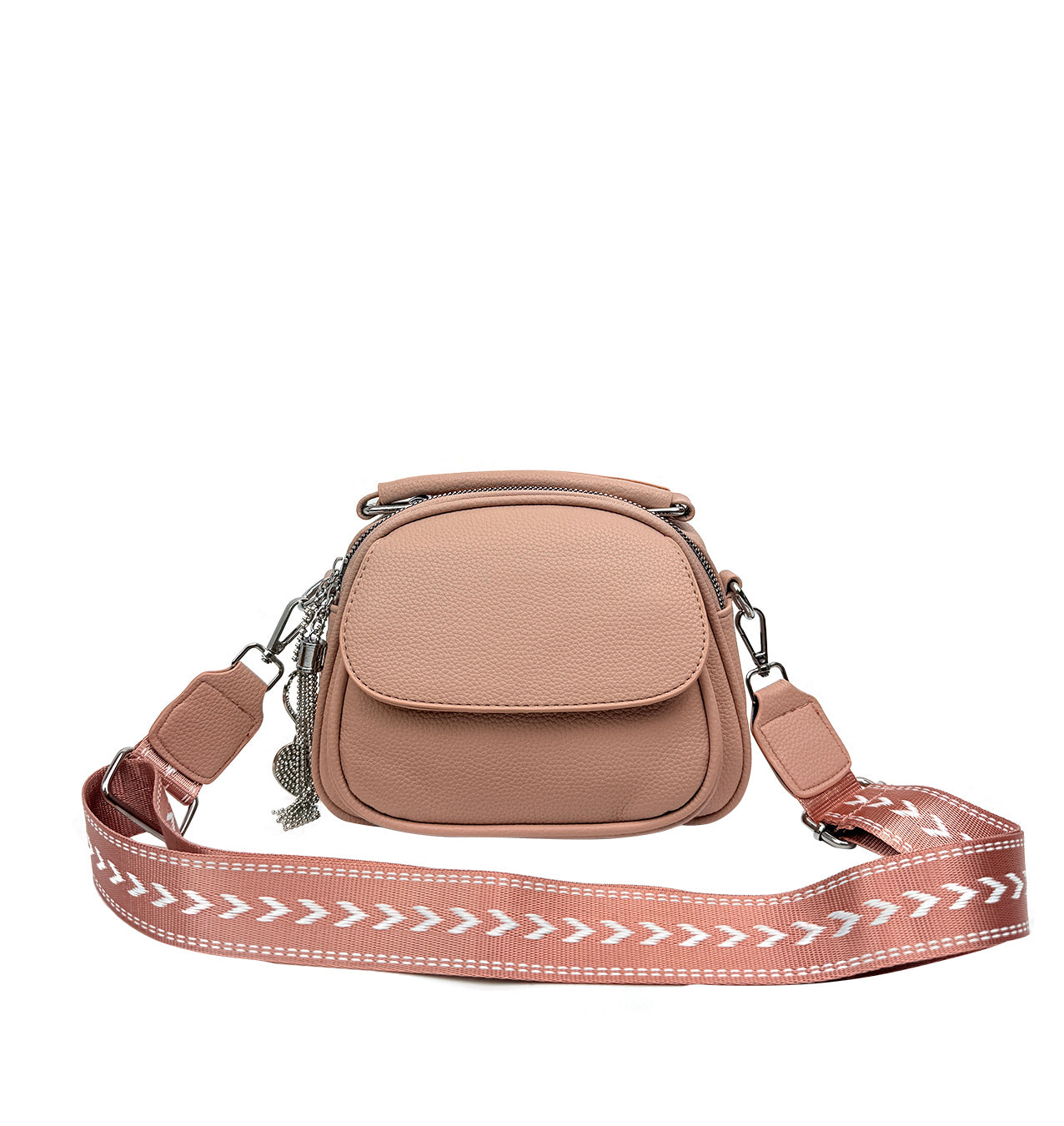 HB25381-163 Small Crossbody Handbag with Charms