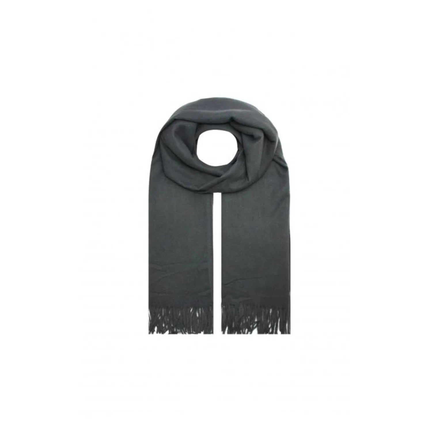 SF1910-132 Cashmere Feel Plain Colour Scarf with Tassels