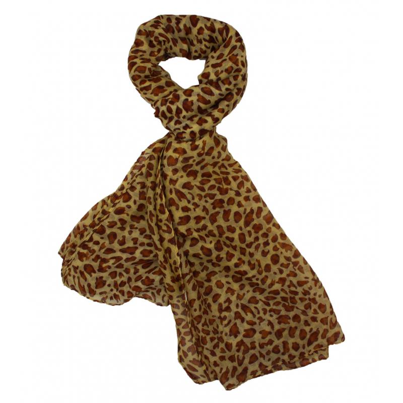 SF1852-515 Viscose Leopard Print Scarf