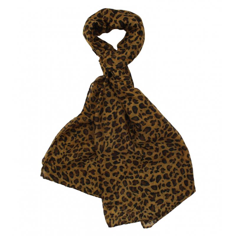 SF1852-515 Viscose Leopard Print Scarf