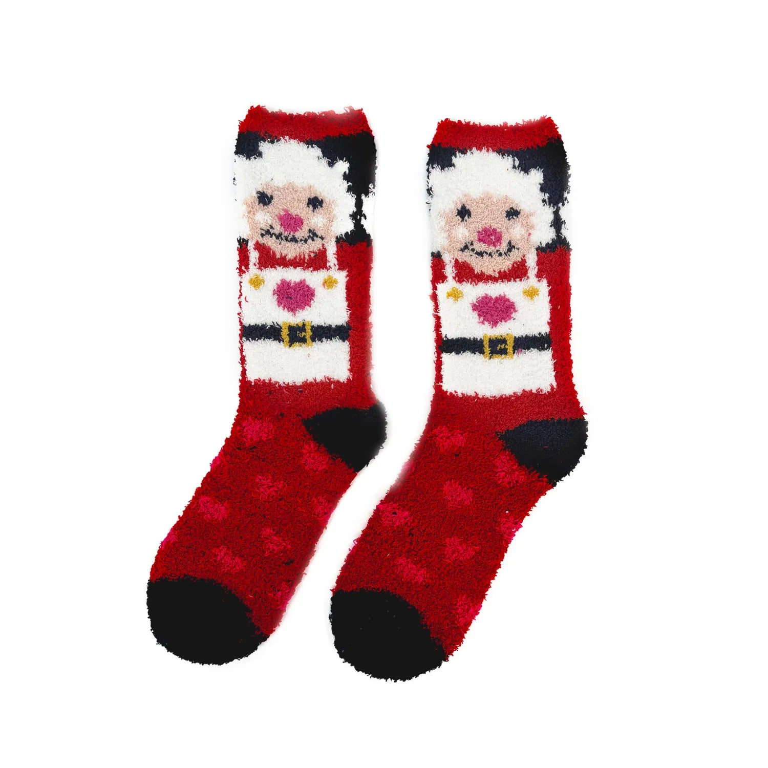 SK-34 Santa Claus Christmas Themed Fluffy Socks