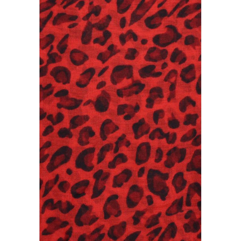 SF1852-515 Viscose Leopard Print Scarf