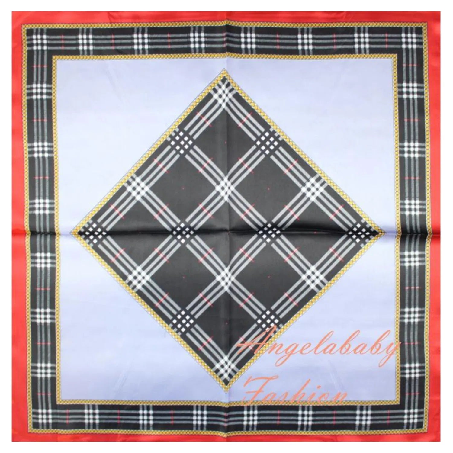 AB1628-41 Small Fashion Scarf with Check Print