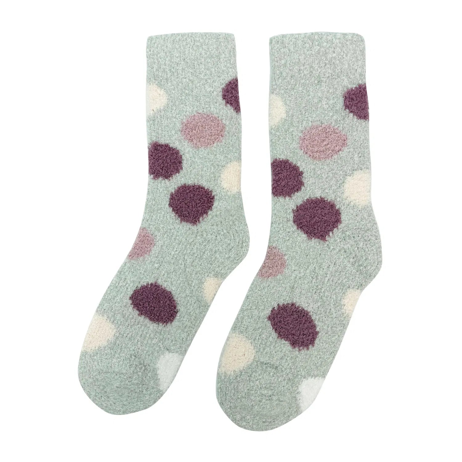 SK-27 Polka Dot Pattern Fluffy Socks