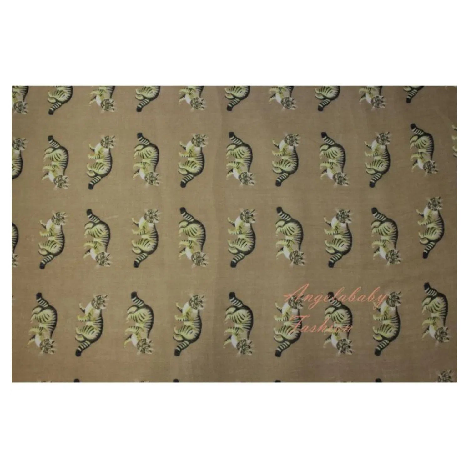 XF1560-54 Multicolour Cat Pattern Scarf