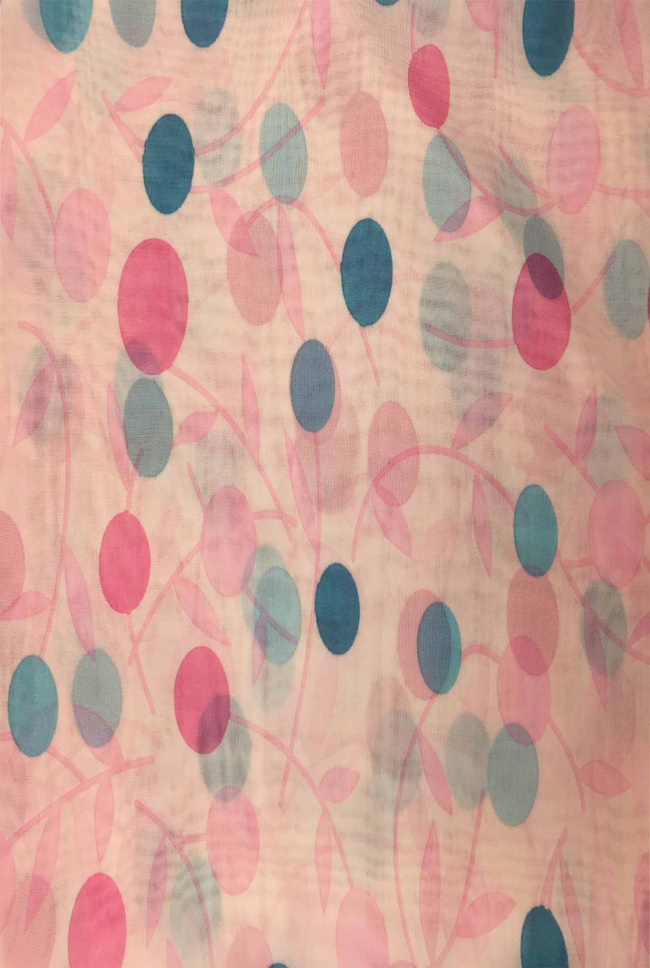 AB1733-136 Polka Dot Chiffon Scarf