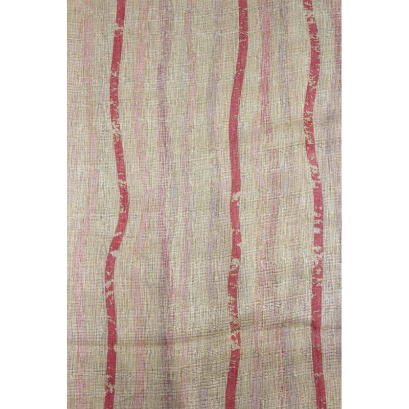 AB1780-10 Curved Stripes Print Viscose Scarf