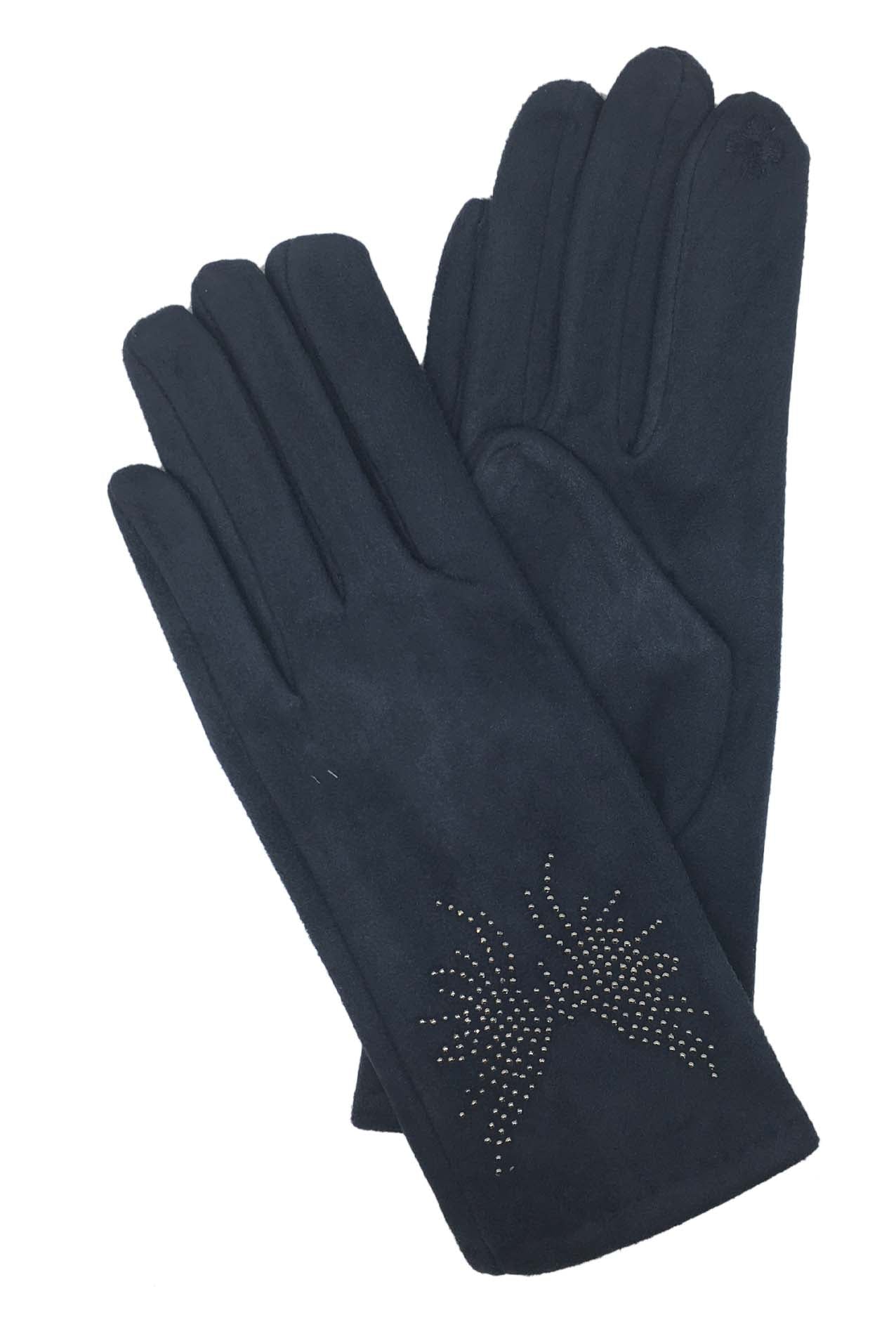 AB1785-211 Fashion Gloves with Shiny Beads