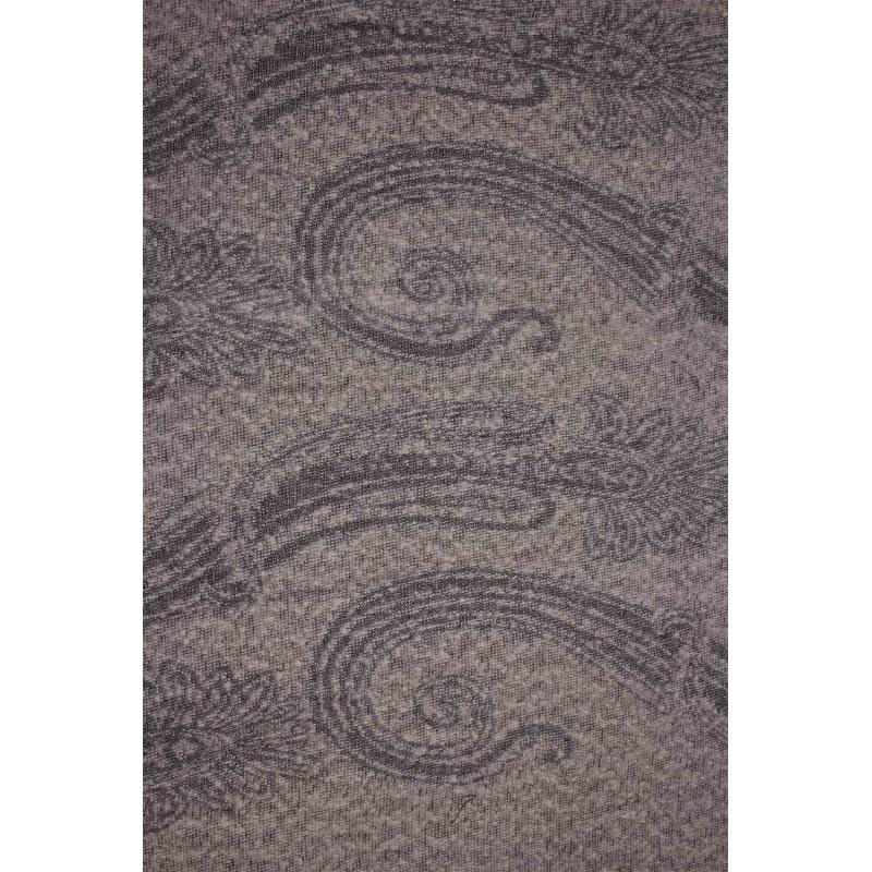 AB18125-195 Viscose Scarf with Paisley Cashew Pattern