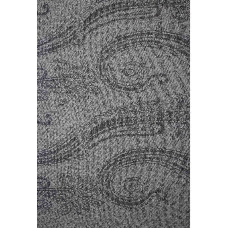 AB18125-195 Viscose Scarf with Paisley Cashew Pattern