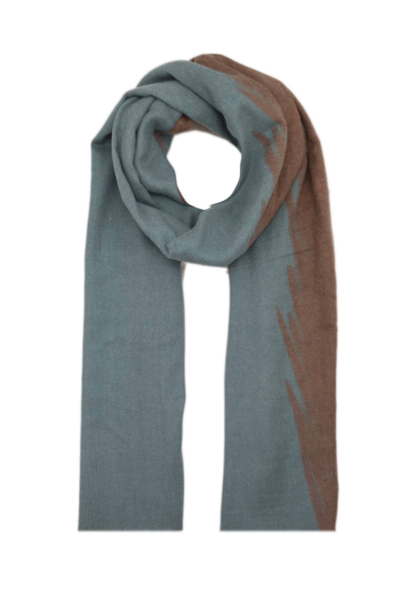 AB18135-126 Twin Colour Wool Blend Soft Scarf