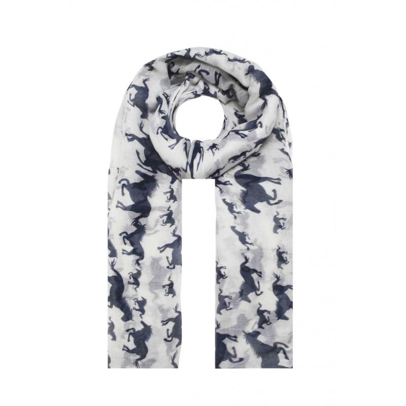 AB1850-346 Running Horse Pattern Scarf