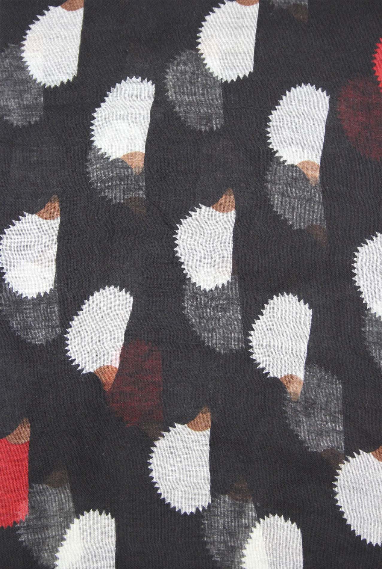 AB1850-354 Hedgehog Pattern Viscose Scarf