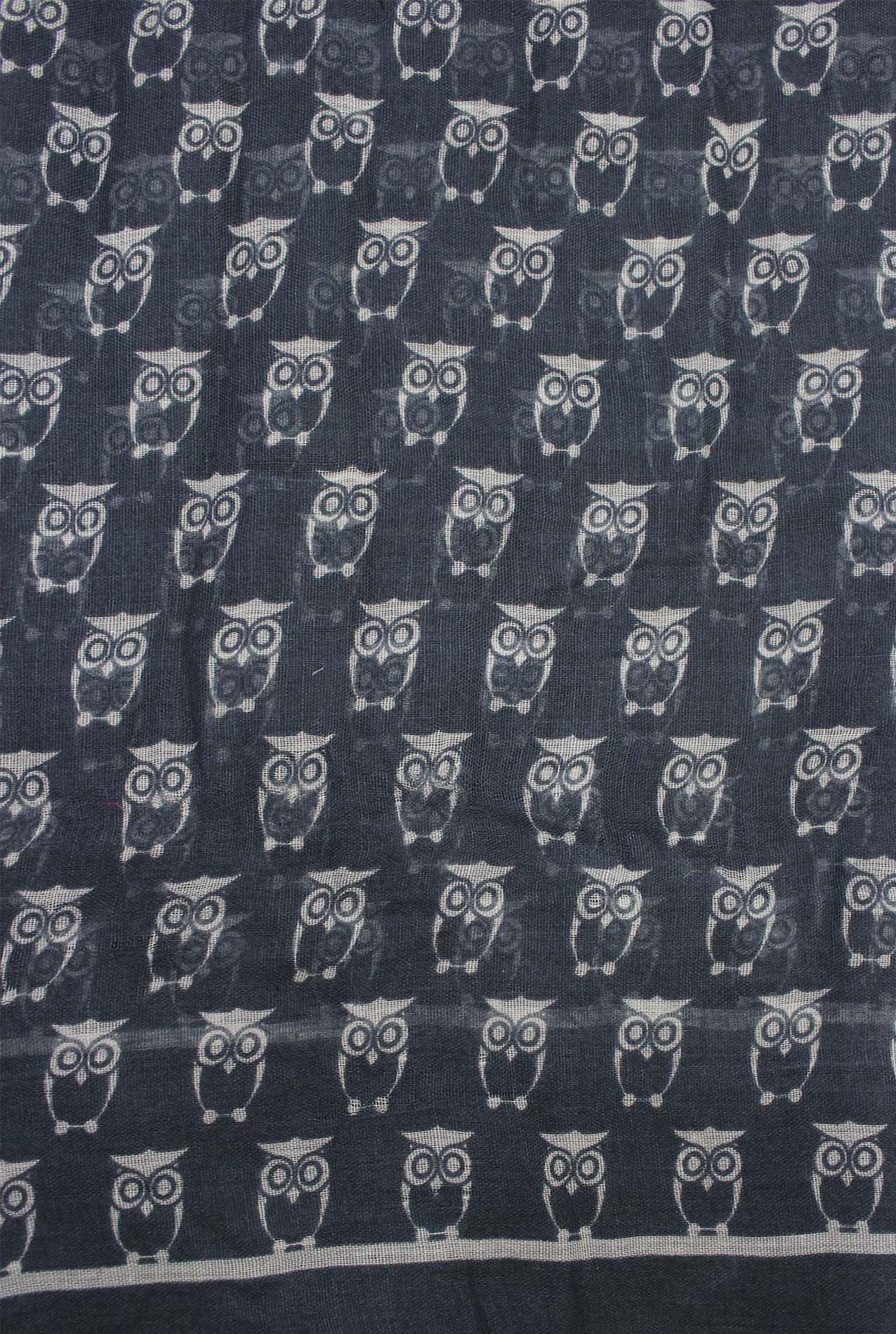 AB1850-367 Owl Print Viscose scarf