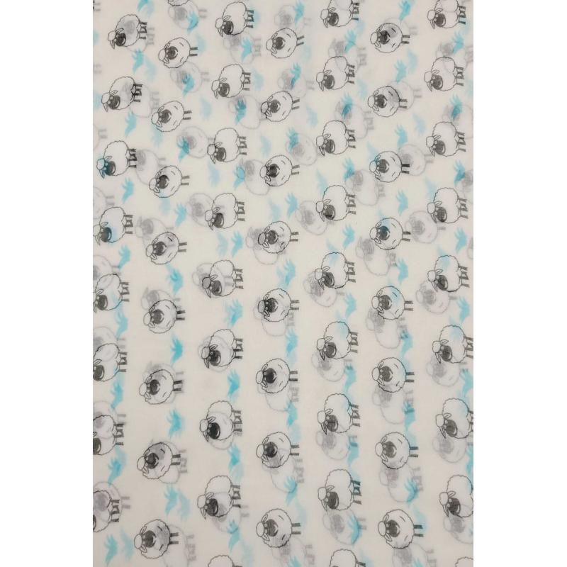 AB1850-377 Small Sheep Print Scarf