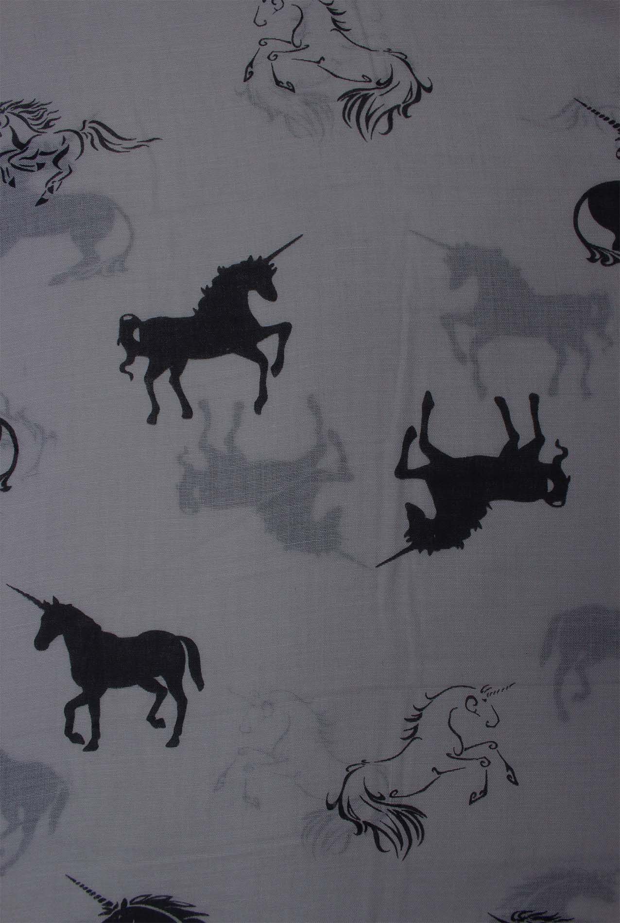 AB1853-53 Unicorn Printed Viscose Scarf