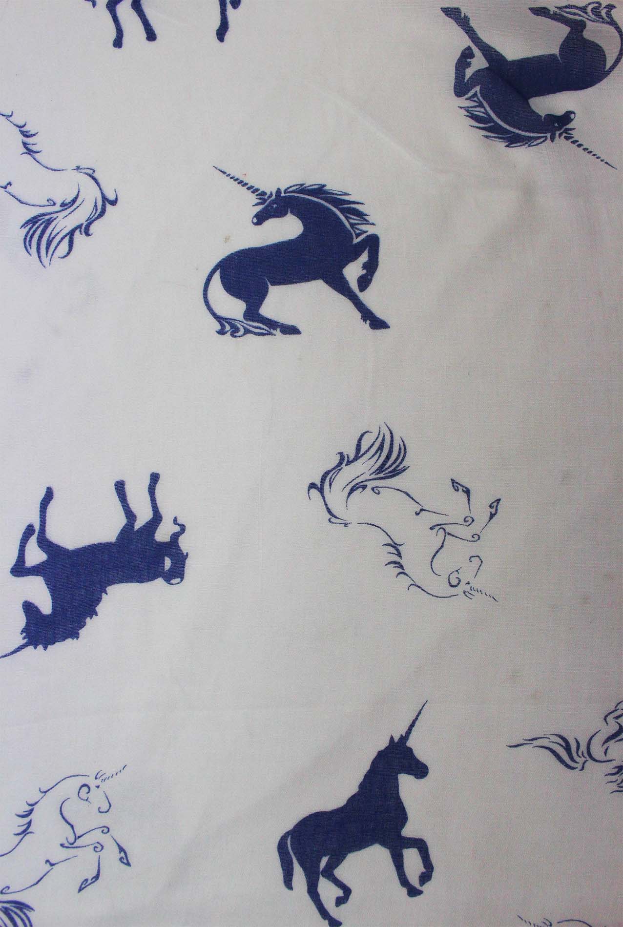 AB1853-53 Unicorn Printed Viscose Scarf