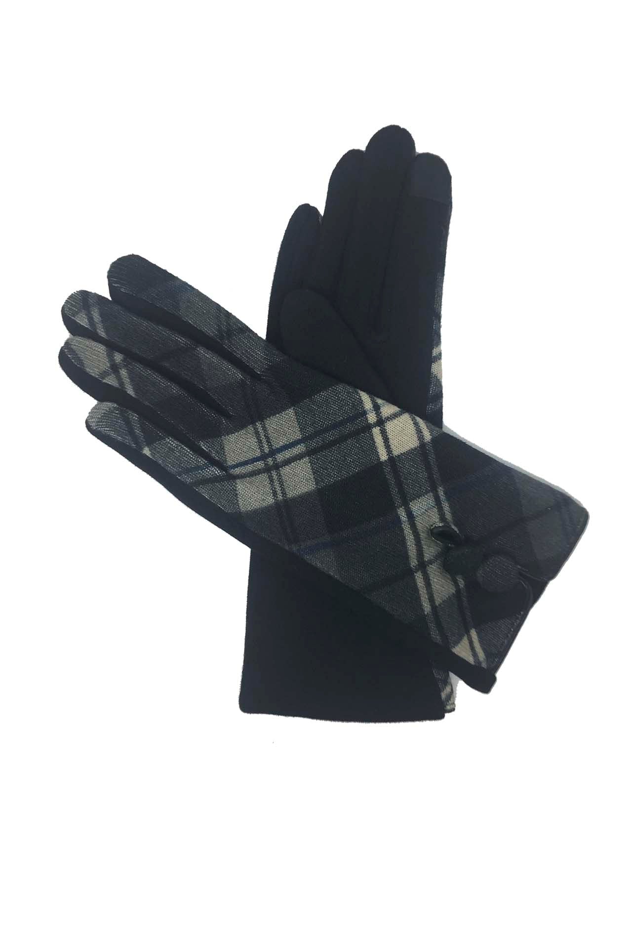 AB1880-402 Classic Tartan Check Winter Gloves