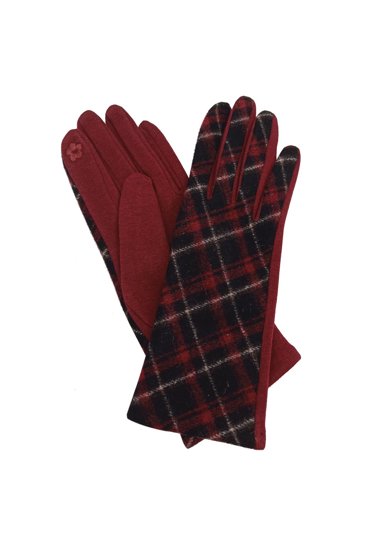 AB1885-241 Classic Tartan Check Fashion Gloves