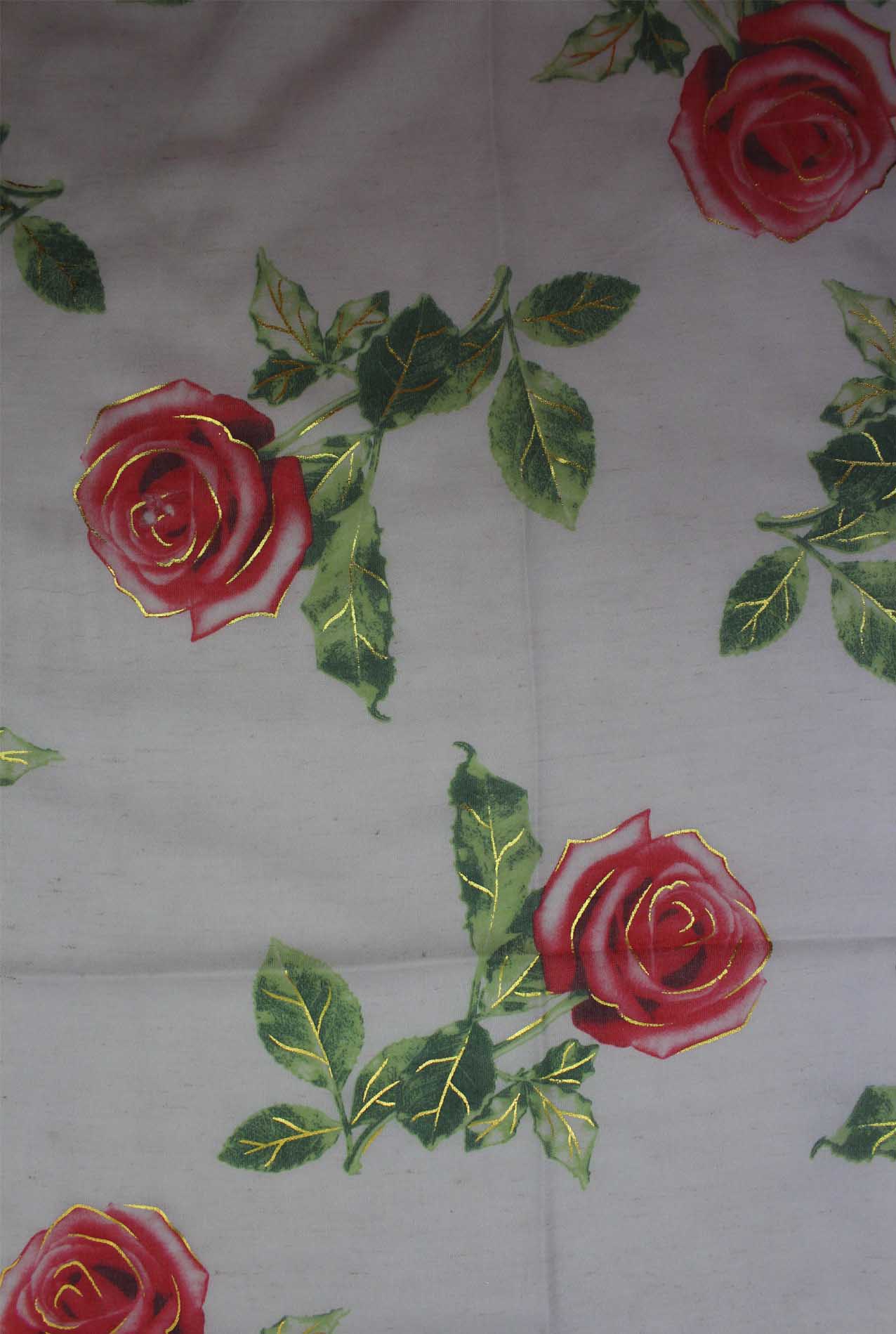 AB1885-9 Large Floral Print Scarf with Roses