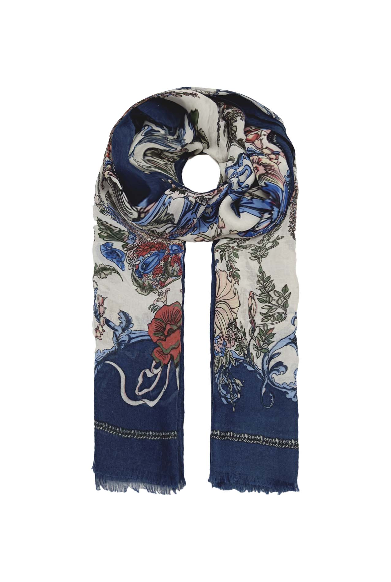 AB1890-264 Floral Print Viscose Scarf