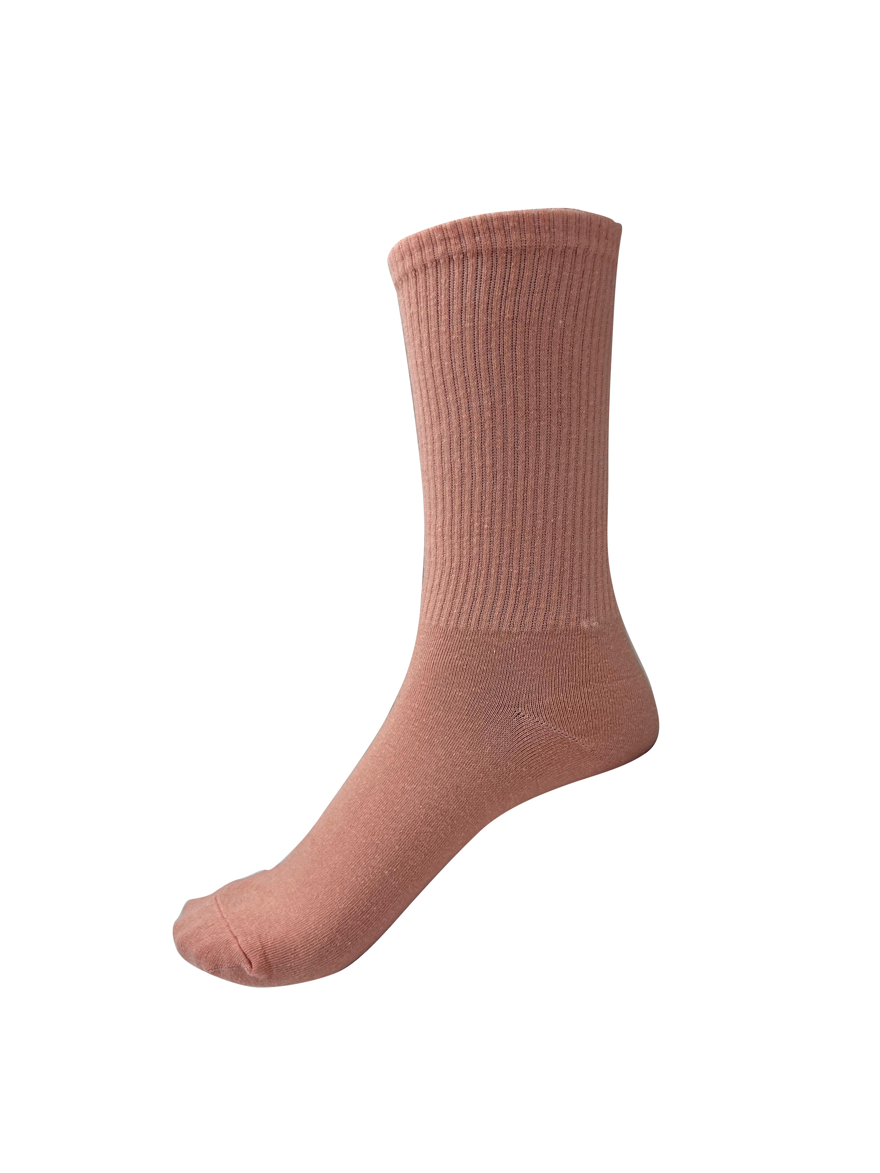 SK23310-988 Plain Cotton Socks