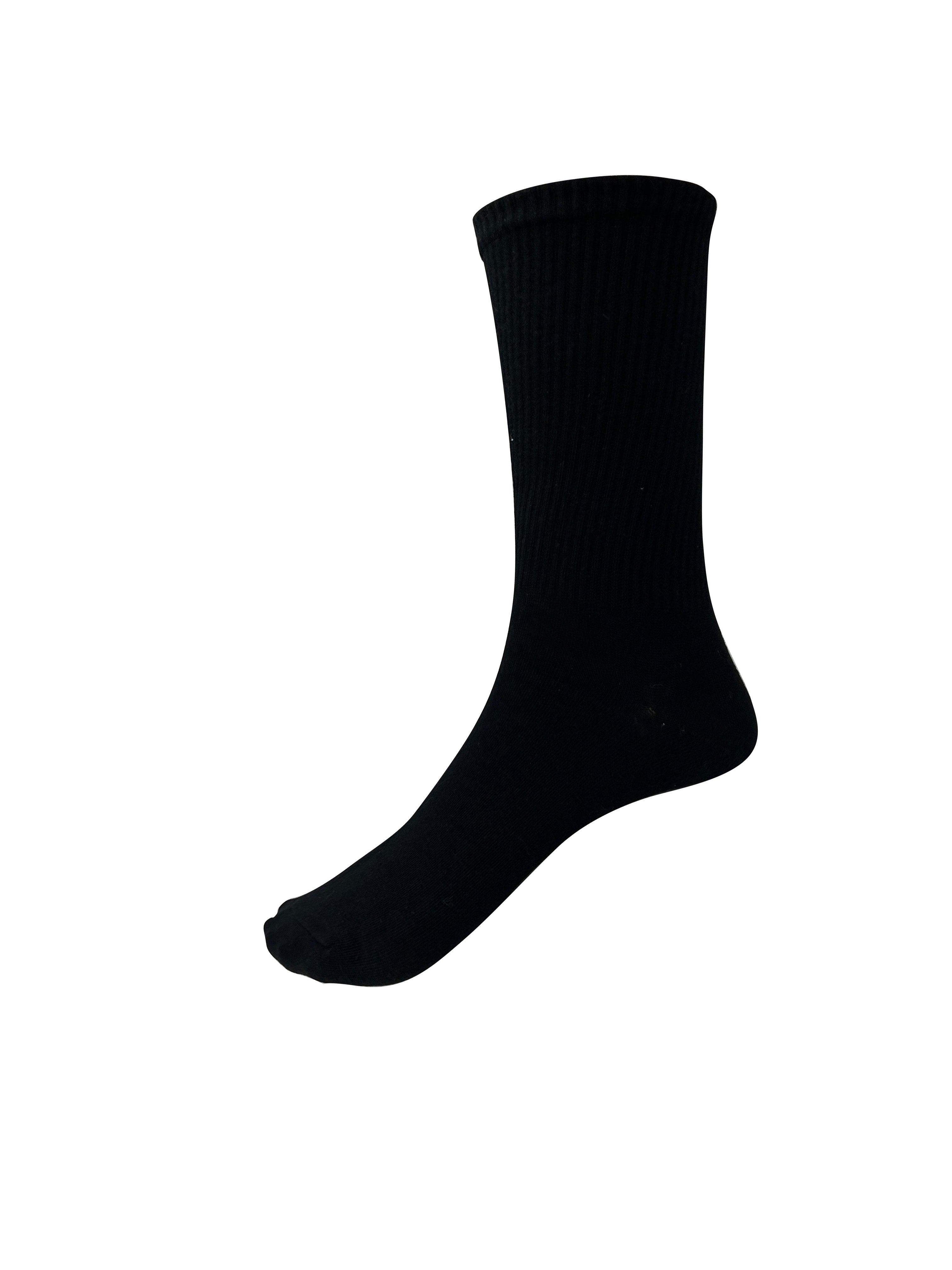 SK23310-988 Plain Cotton Socks