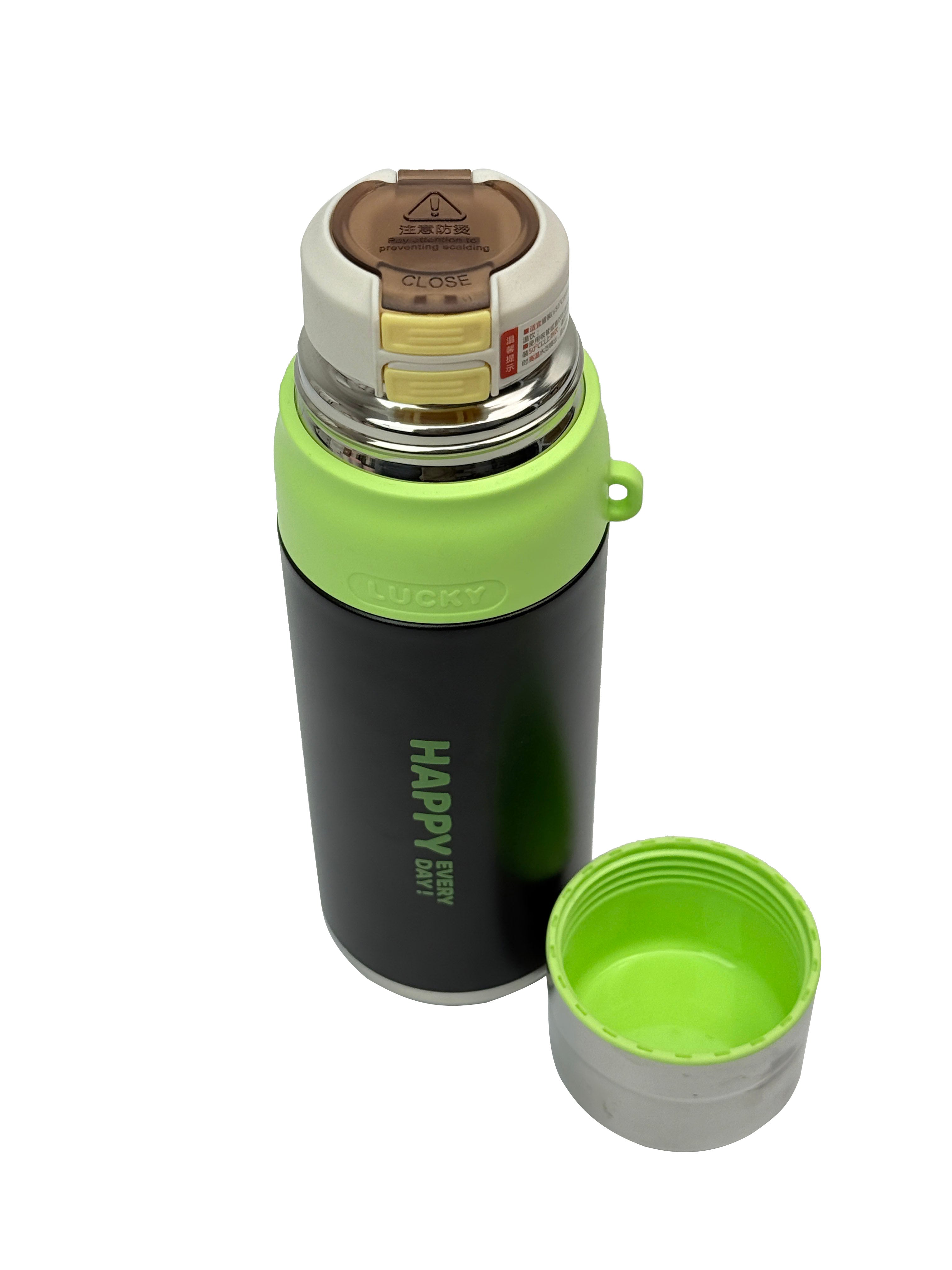 BT25220-2 Colourful Vaccum Cups for Hot & Cold Drinks with Straw