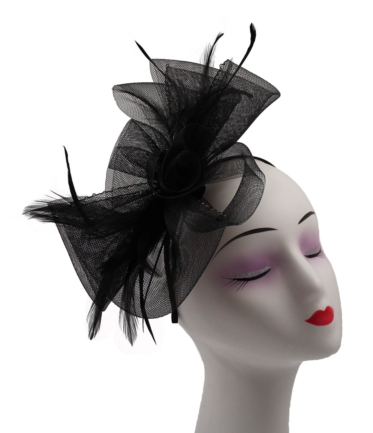 FT2060-015 Large Folded Bow Knot Fascinator