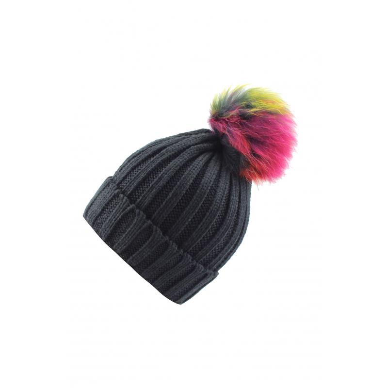 AB-15 Colourful Children's Classic Pompom Hat