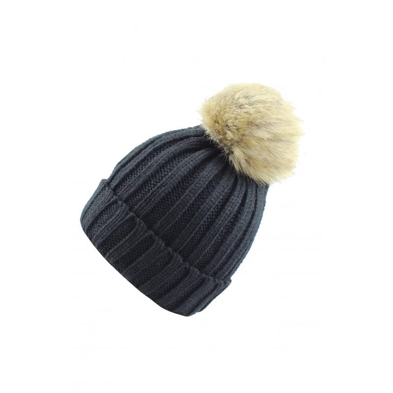 AB-15 Faux Fur Children's Pompom Hat