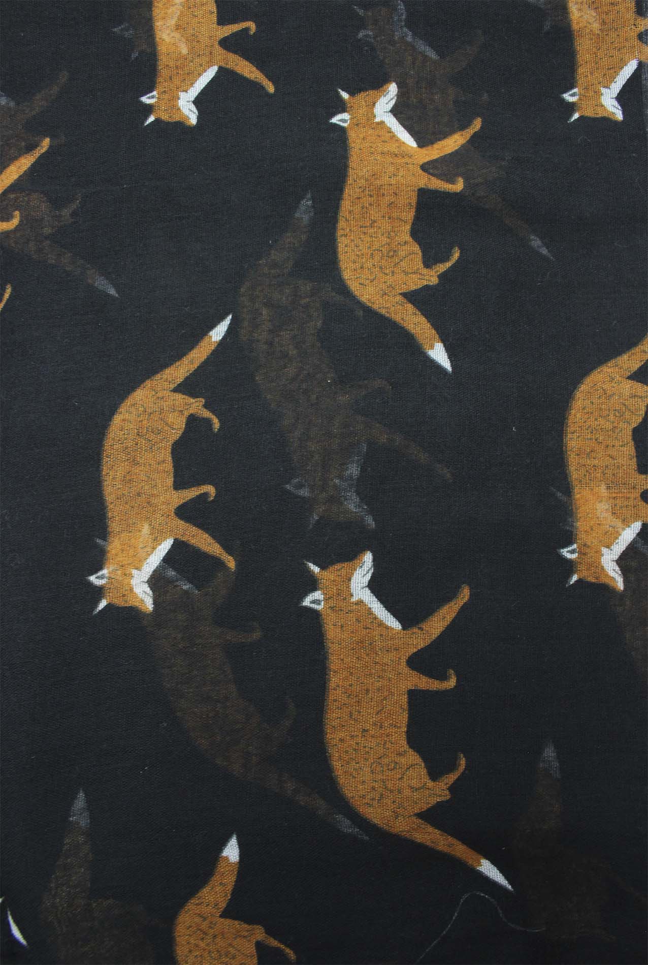 AB1850-316 Fox Print Viscose Scarf