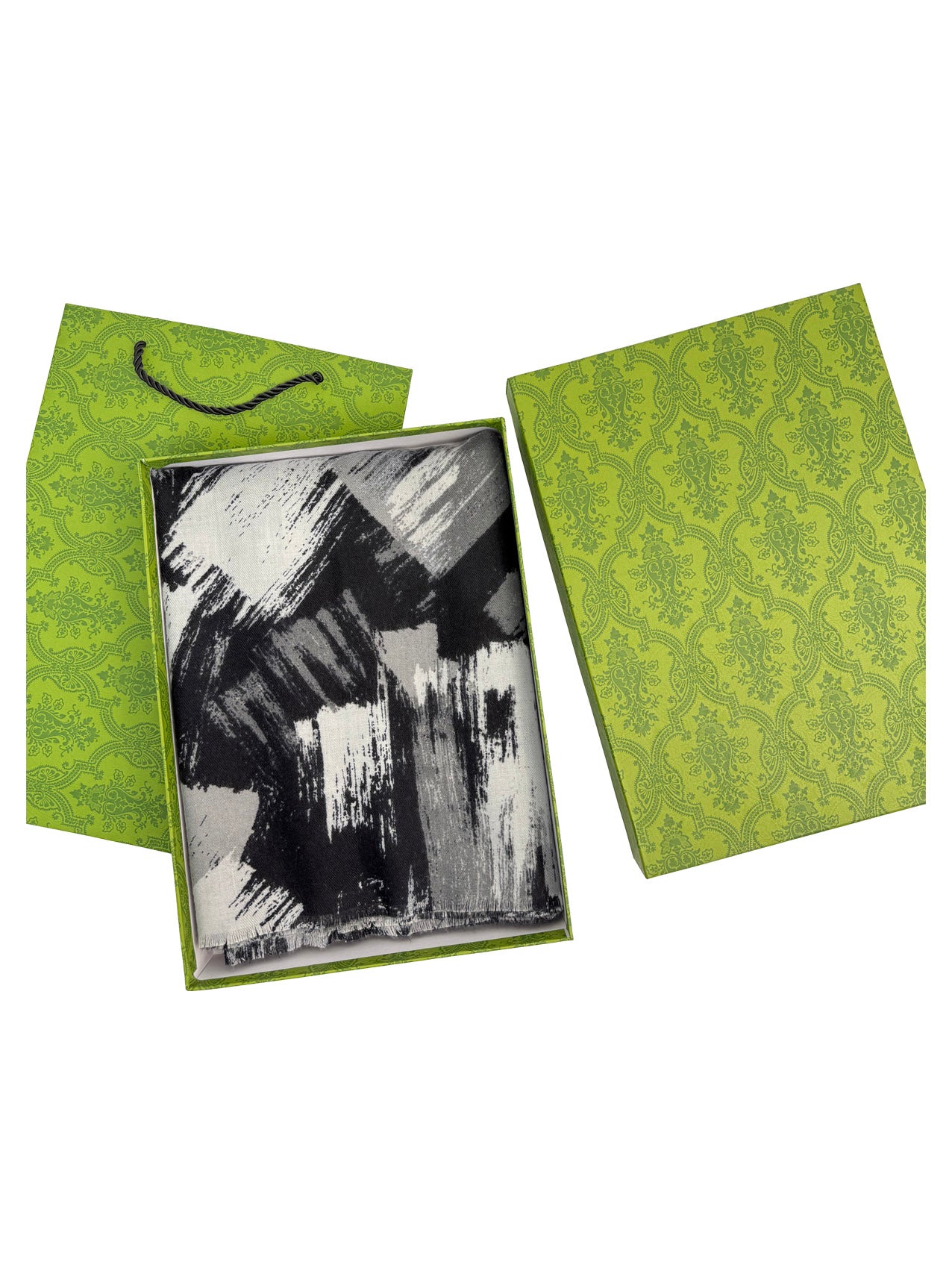 SF25115-290 Soft Abstract Art Printing Scarf