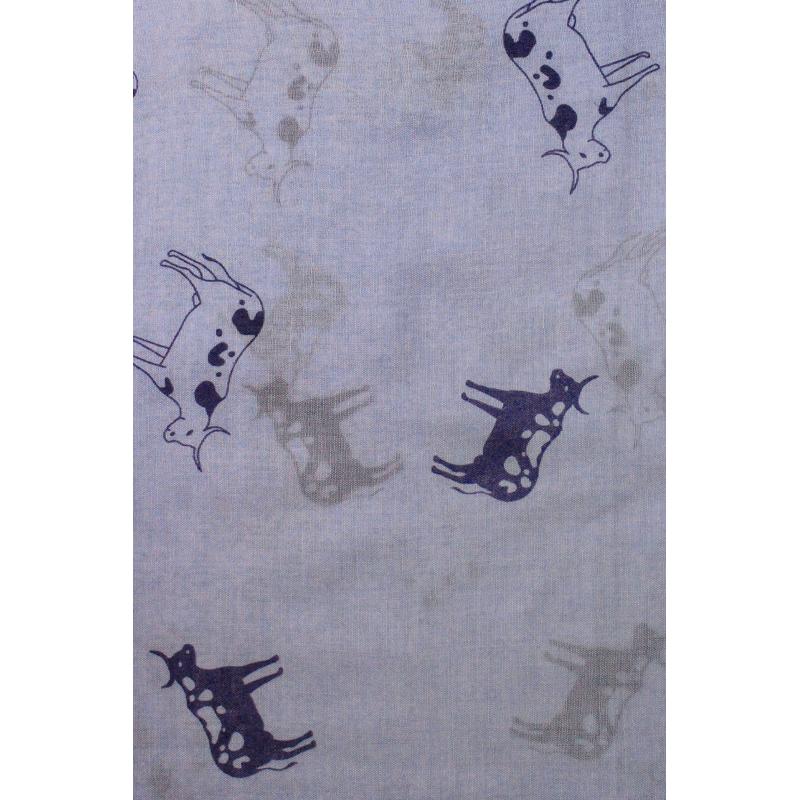 AB1750-79 Cow Print Viscose Mix Scarf