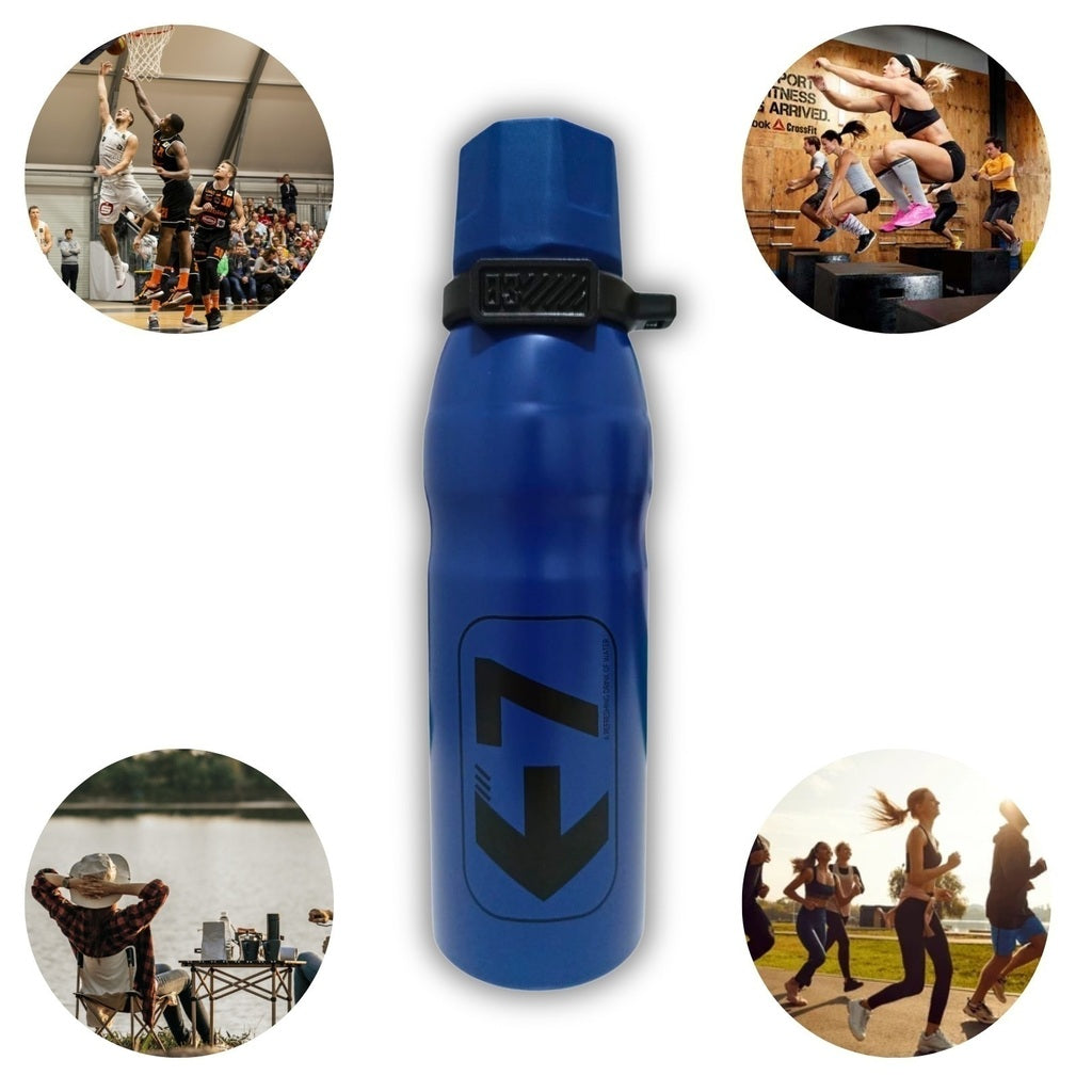BT25175-4 Stainless Steel Sports Bottle for Hot & Cold Drinks with Straw