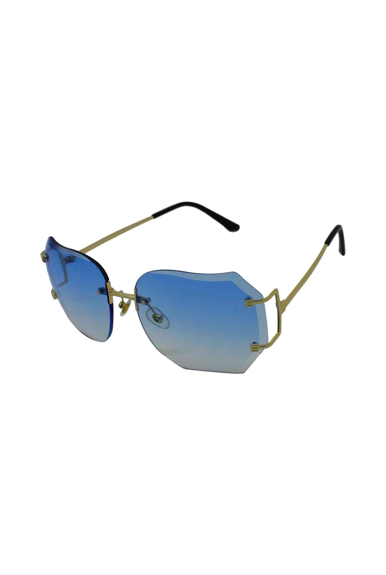 AB1811-20 Retro Hexagonal Rimless Sunglasses