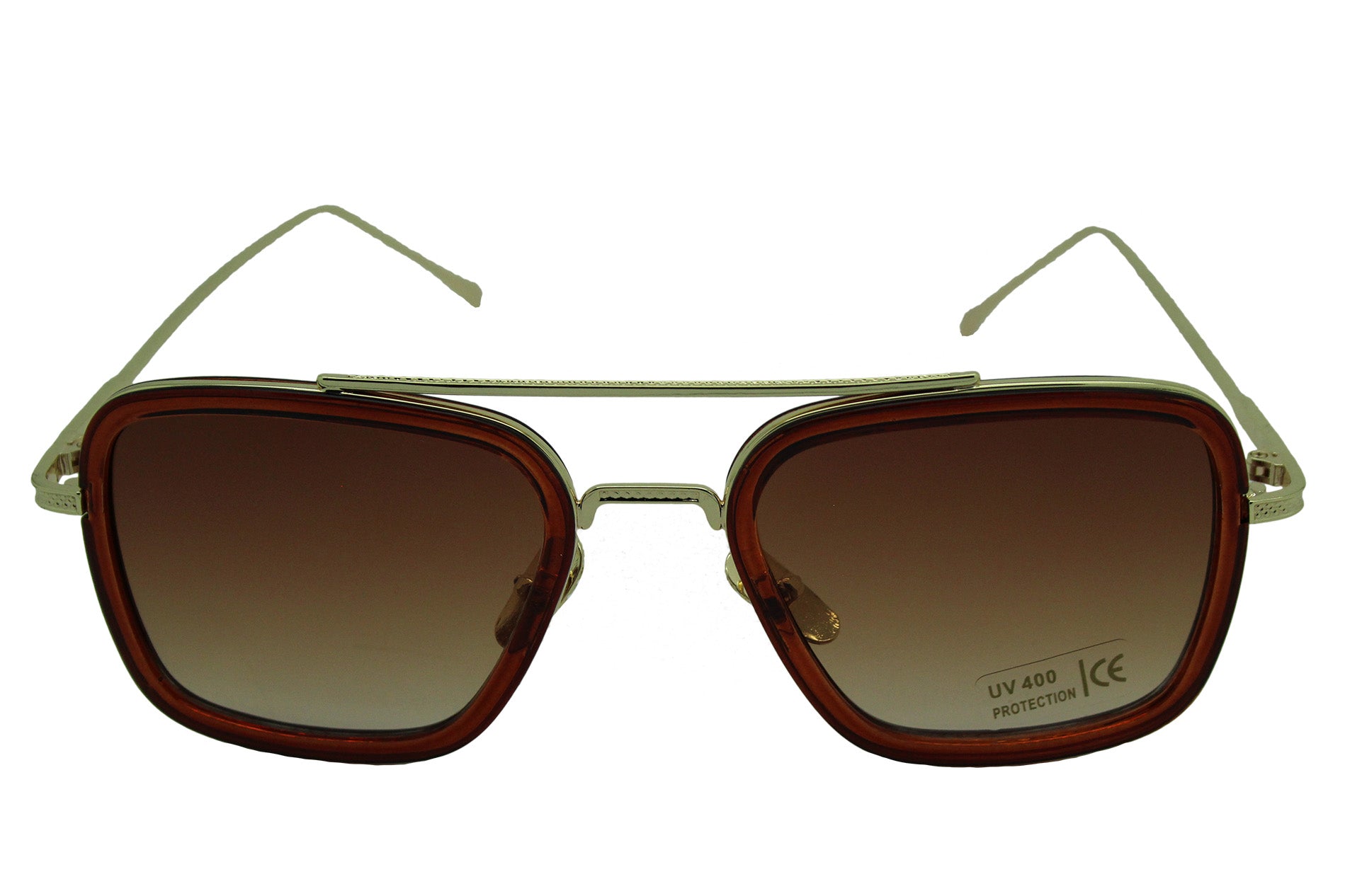 SG2080-208 Unisex Coloured Square Frame Sunglasses