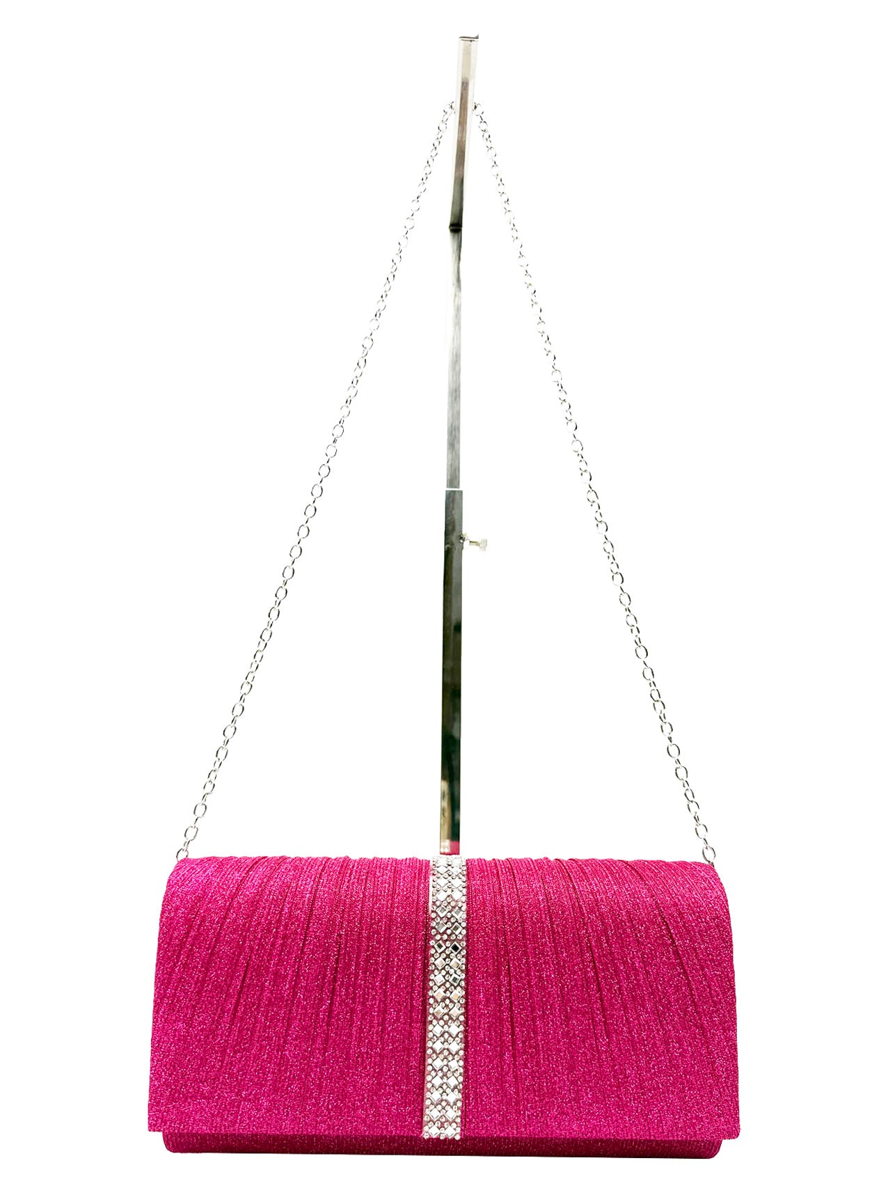 CB25165-155 Elegant Clutch Bags with Glitter Detailing