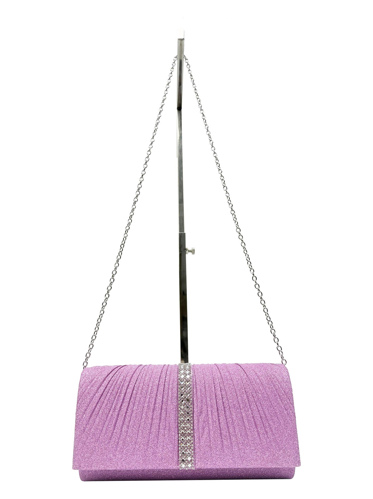CB25165-155 Elegant Clutch Bags with Glitter Detailing