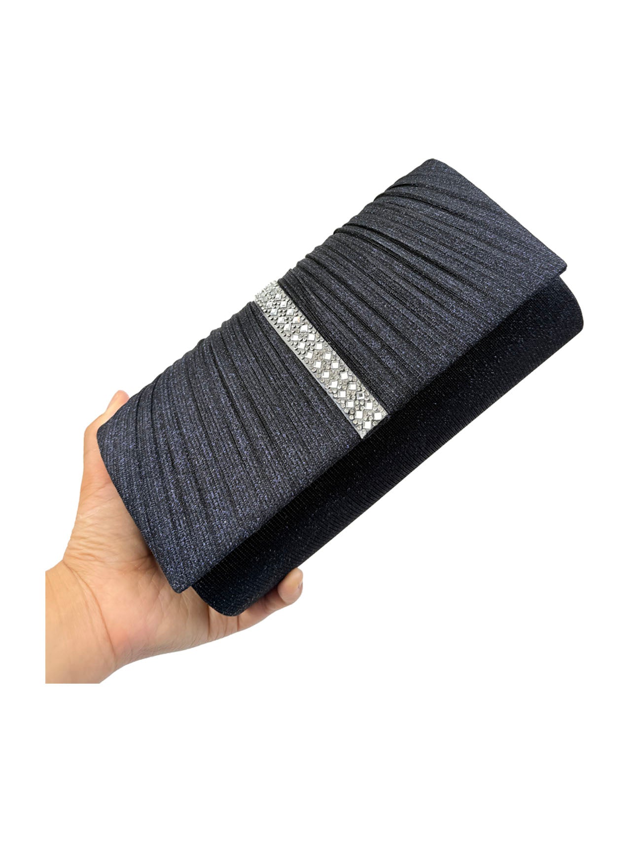 CB25165-155 Elegant Clutch Bags with Glitter Detailing