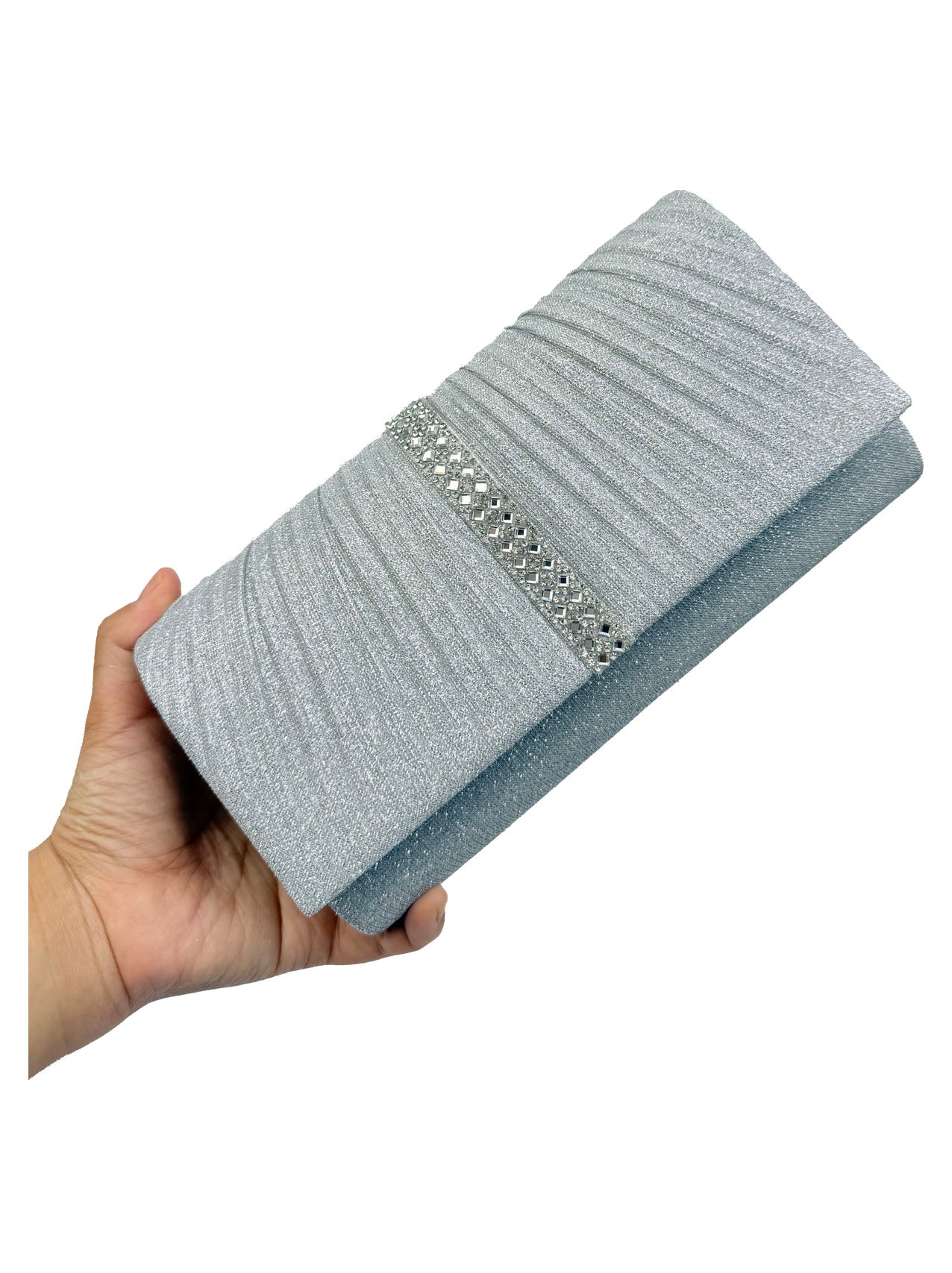 CB25165-155 Elegant Clutch Bags with Glitter Detailing
