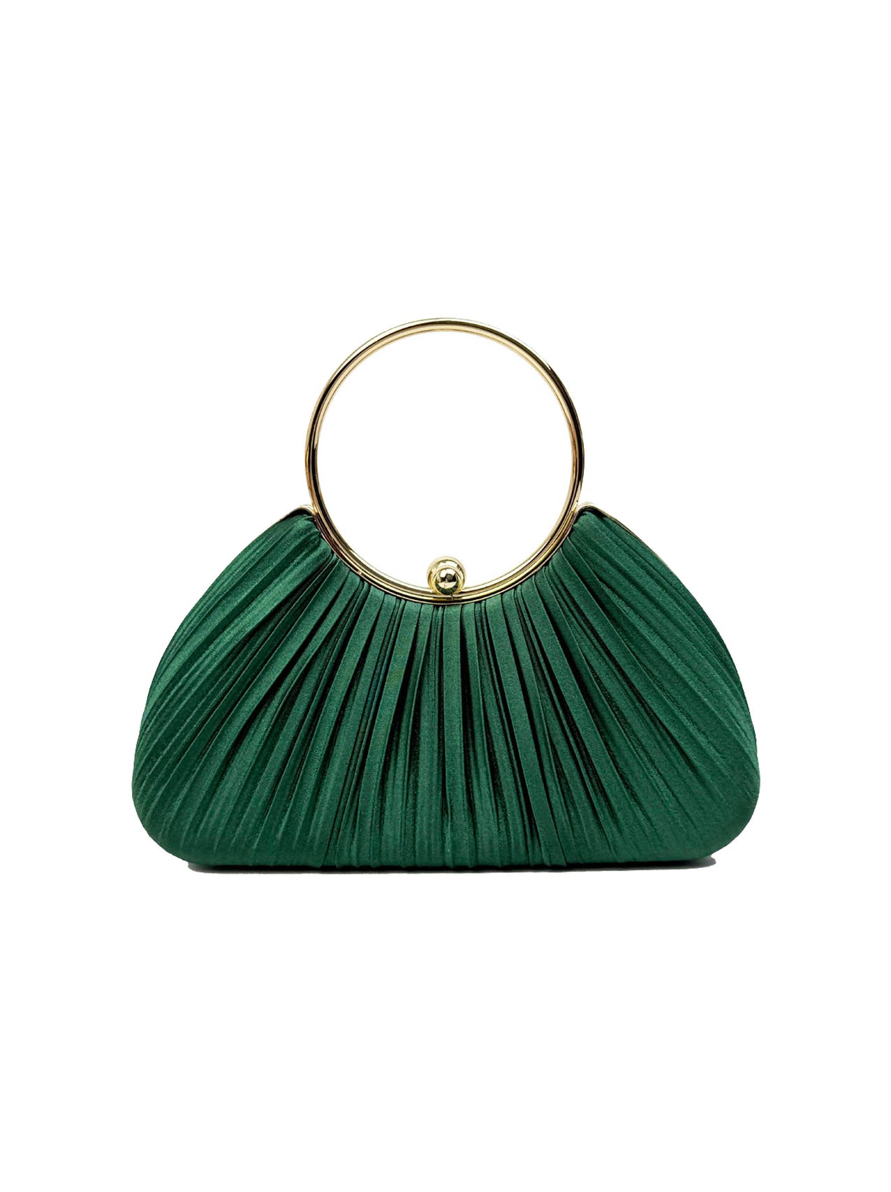 CB2530-160 Elegant Satin Pleated Clutch Bag