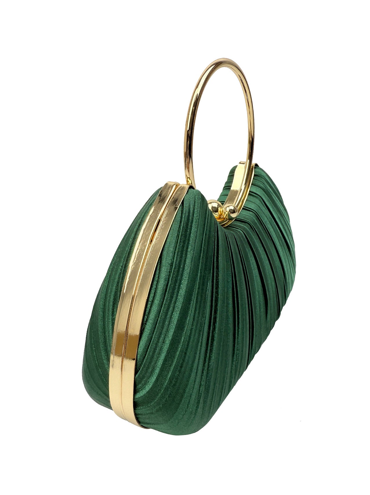 CB2530-160 Elegant Satin Pleated Clutch Bag
