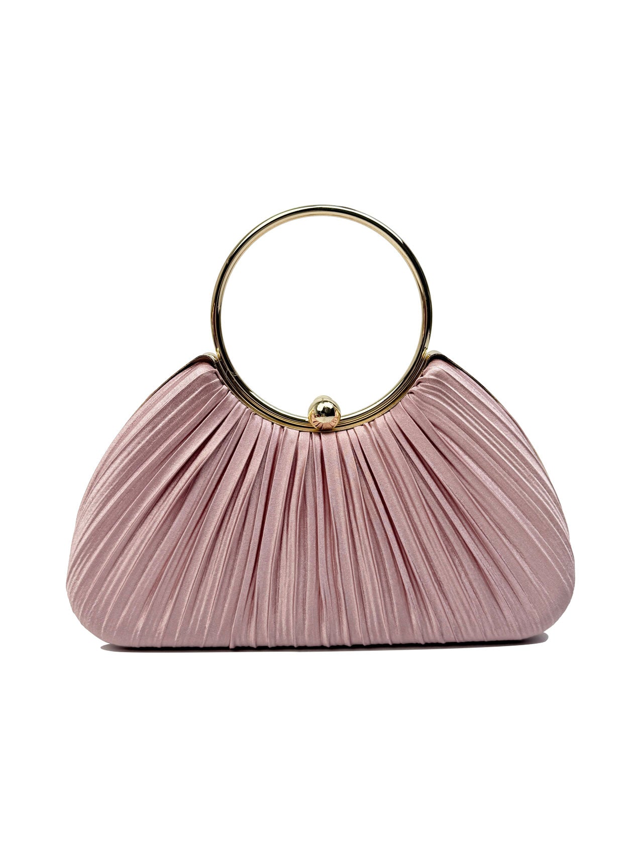 CB2530-160 Elegant Satin Pleated Clutch Bag