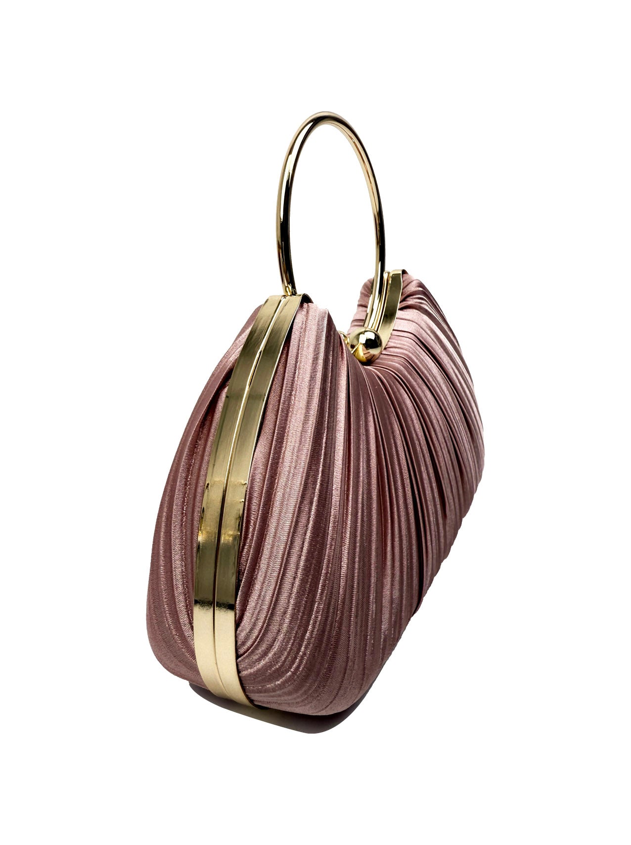 CB2530-160 Elegant Satin Pleated Clutch Bag
