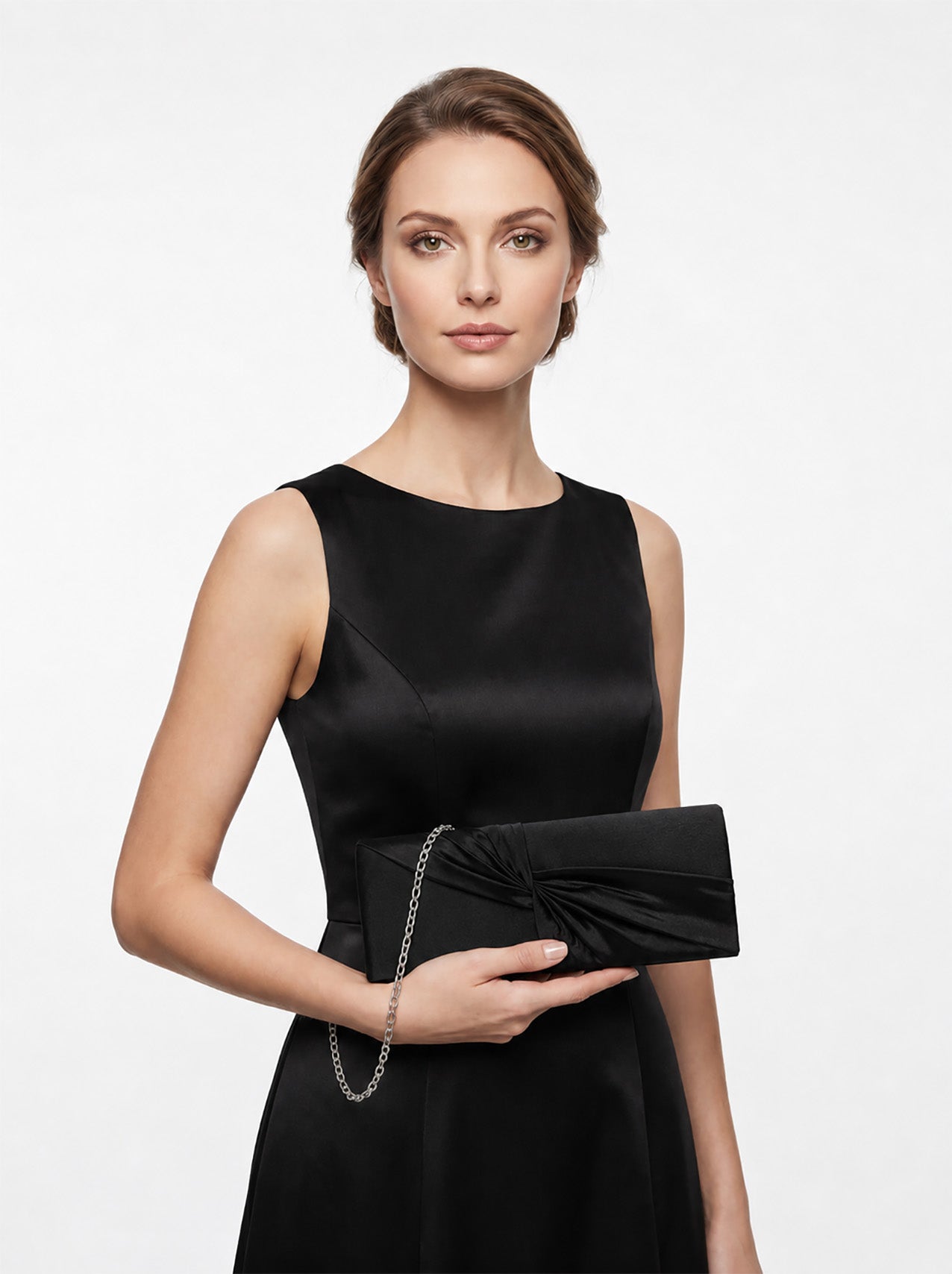 CB26160-373 Elegant Satin Clutch Bag