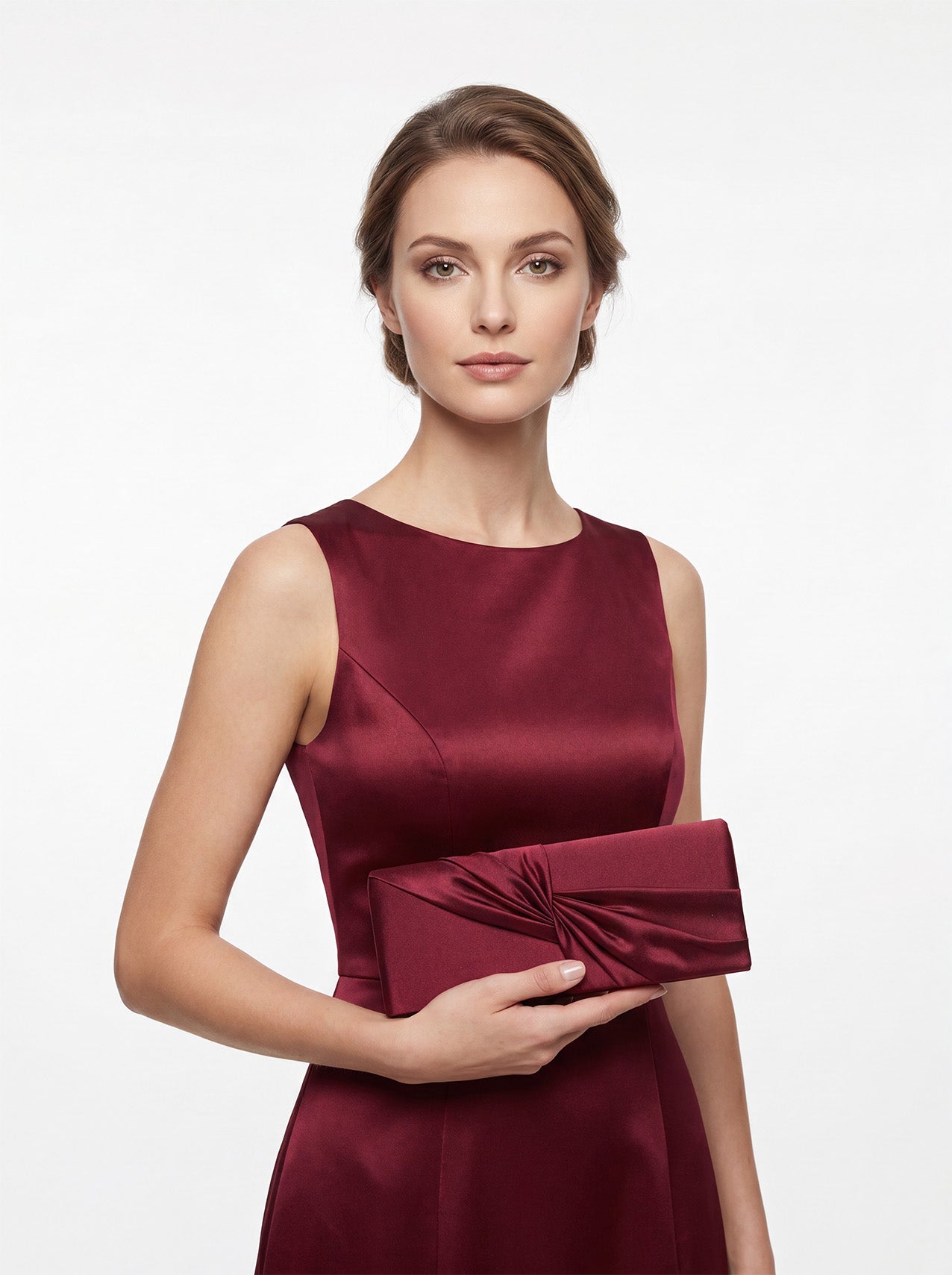 CB26160-373 Elegant Satin Clutch Bag