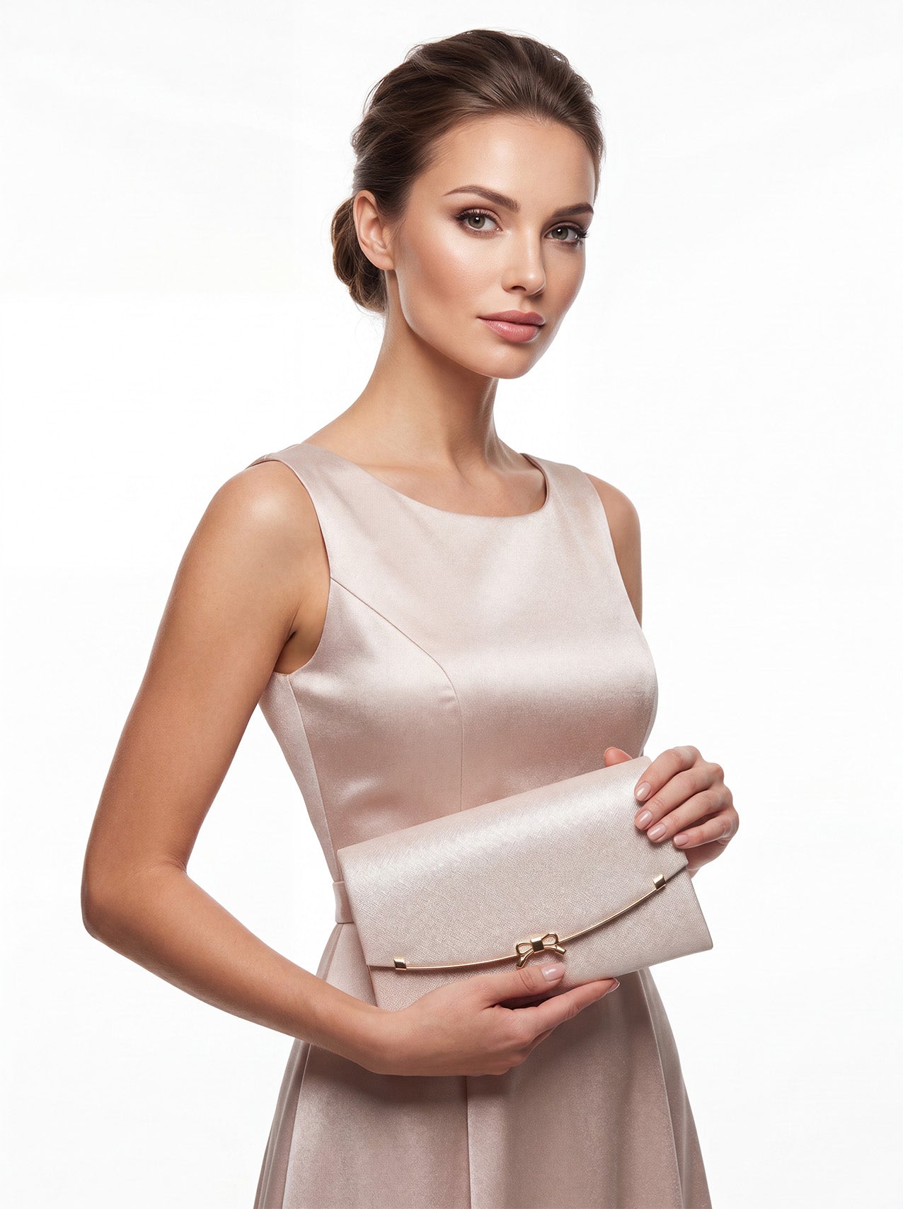 CB26170-370 Elegant Cute Bow Design Clutch Bag