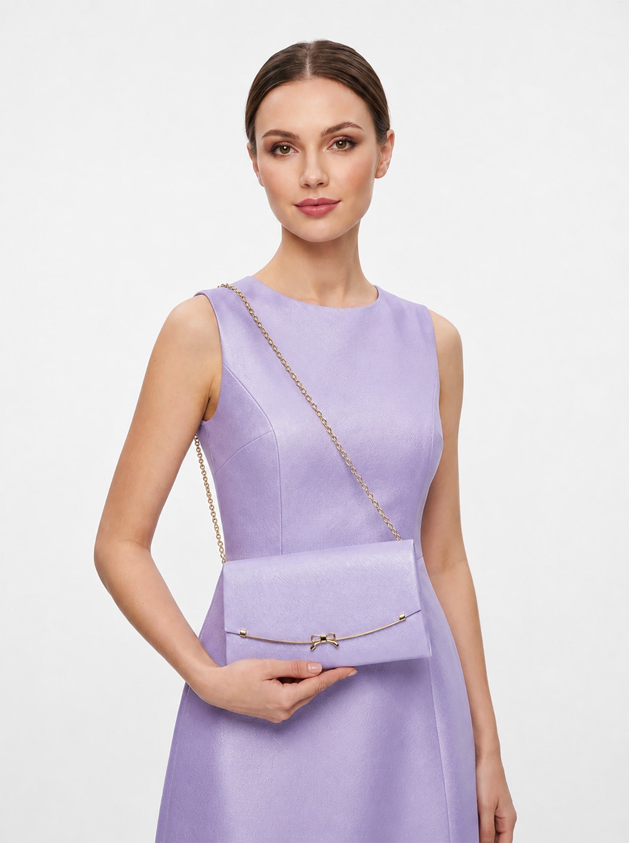 CB26170-370 Elegant Cute Bow Design Clutch Bag